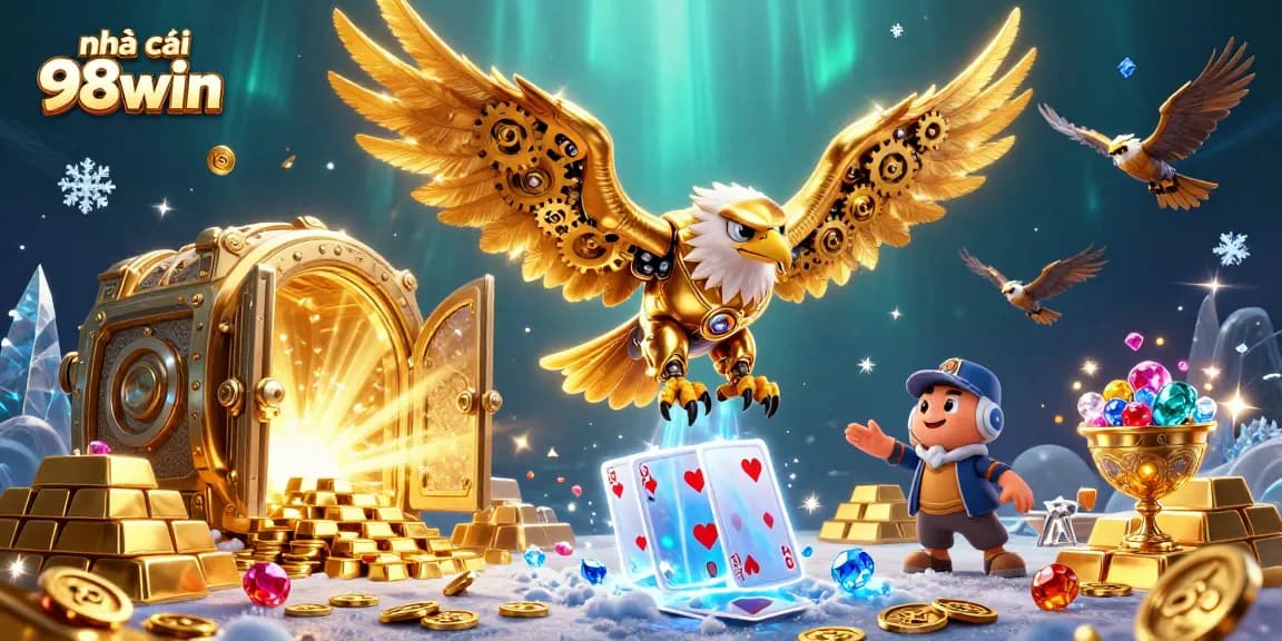 Engage with thrilling gameplay at nhà cái 98win featuring a vibrant 3D casino scene.