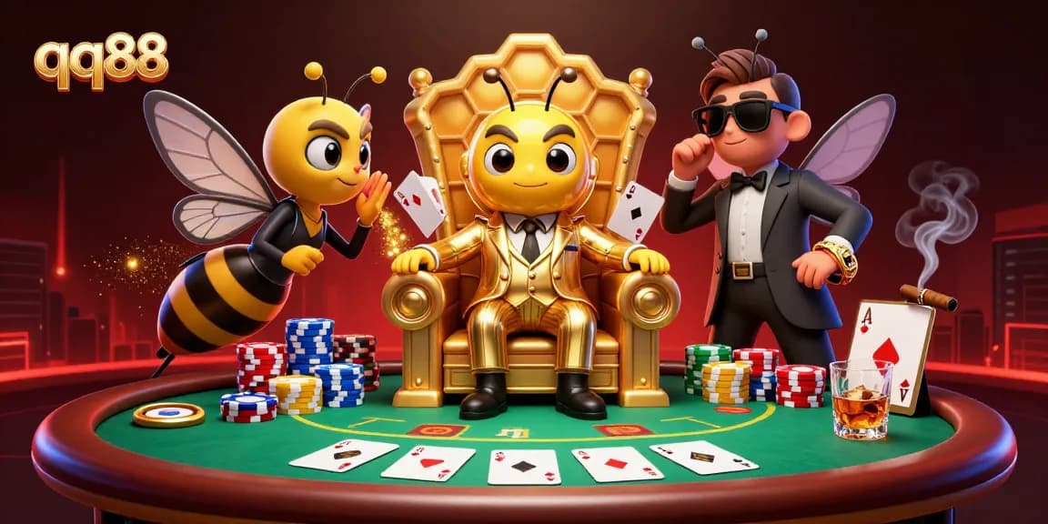 Experience thrilling action at qq88's poker tables with vibrant characters and dynamic gameplay.