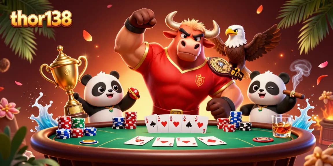 Menangkan jackpot besar dengan thor138 di meja poker 3D yang penuh aksi dan karakter menawan.