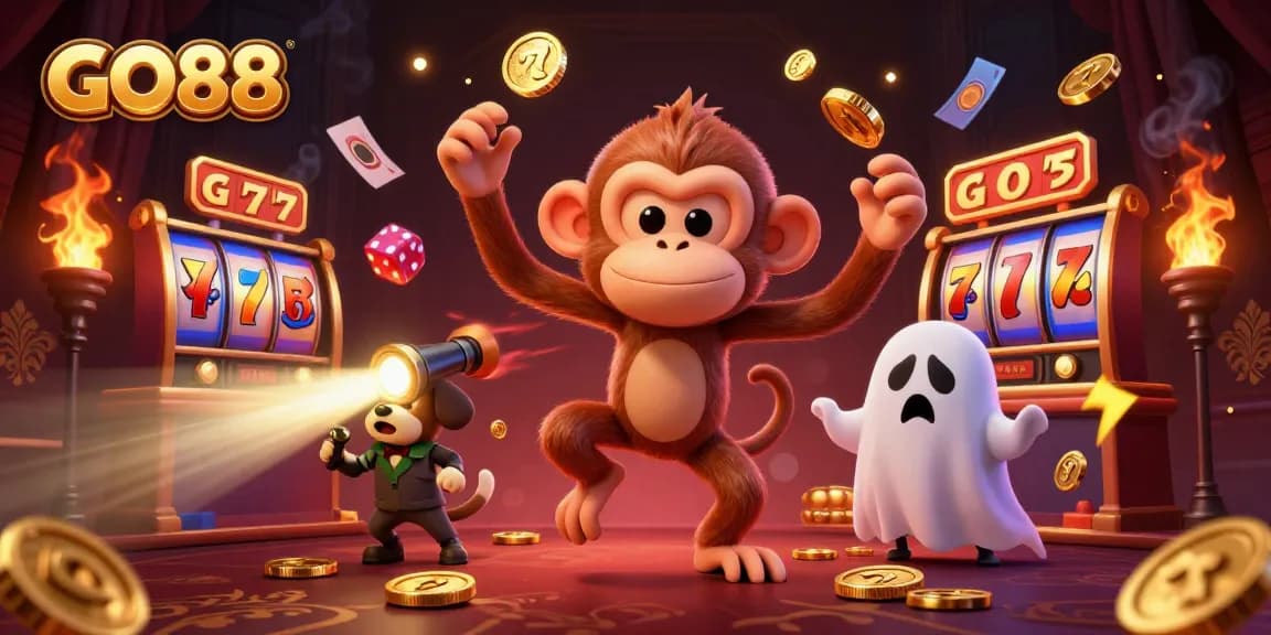 GO88 offers an exciting and immersive experience in casino gaming with dynamic golden elements.