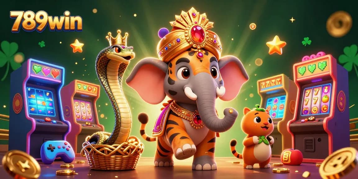 Engage and win at 789win casino with a vibrant, dynamic 3D illustration of gaming excitement.