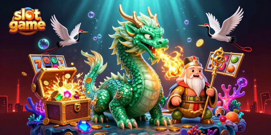 Spin to win with an exciting image showcasing the vibrant slot game atmosphere filled with animated characters and treasure.