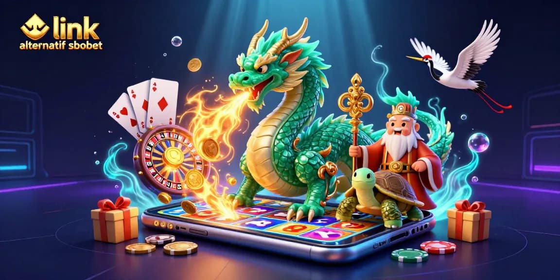 Experience the excitement of link alternatif sbobet with vibrant casino visuals and dynamic characters.