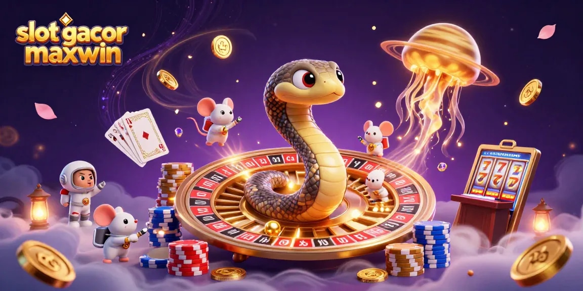 Putaran slot gacor maxwin dengan hiasan koin emas dan simbol keberuntungan menarik perhatian!