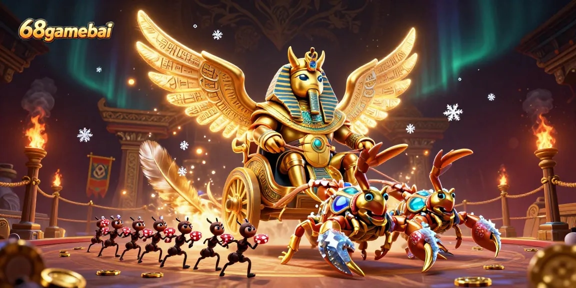 Engage with 68gamebai, the vibrant casino world featuring dynamic 3D characters and betting elements.