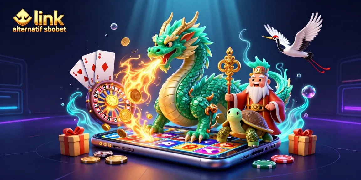 Experience the excitement of link alternatif sbobet with vibrant casino visuals and dynamic characters.