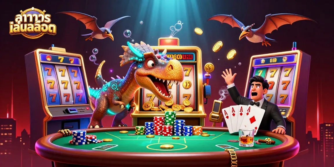 Experience ทดลองเล่นสล็อต with thrilling spinning reels and energetic casino action.