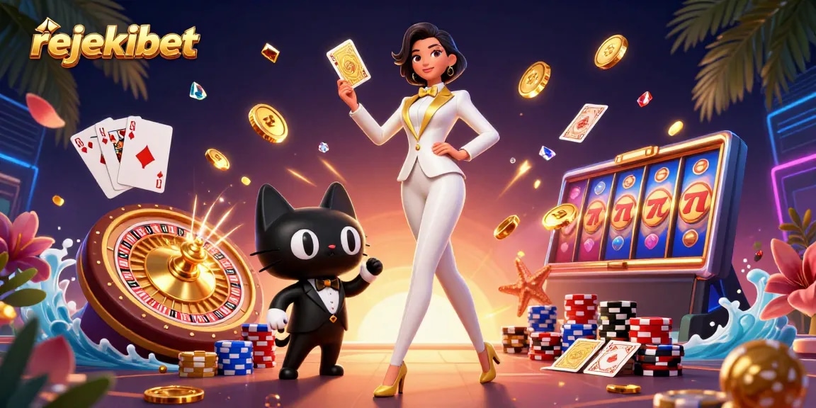 Engage in winning strategies with rejekibet in an exciting virtual casino scene.