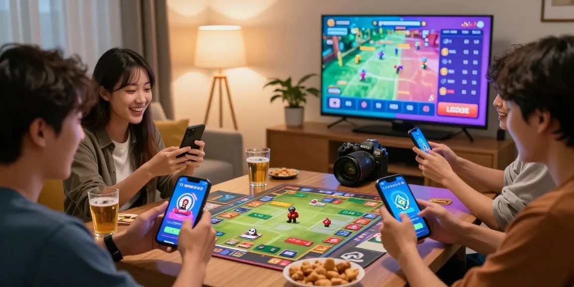 Engaging gameplay experience with friends around the 3 Patti Blue app showcasing vibrant graphics and competitive atmosphere.