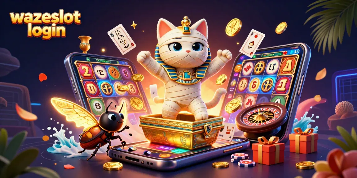 Experience the excitement of WAZESLOT login with thrilling 3D casino action and dynamic characters!