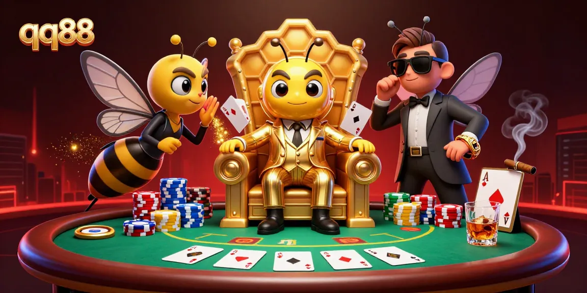 Experience thrilling action at qq88's poker tables with vibrant characters and dynamic gameplay.