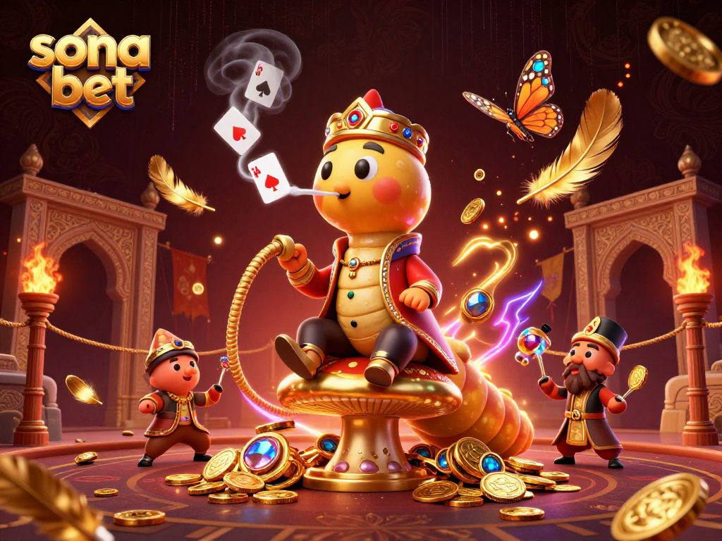 Sona bet casino illustration showcasing vibrant characters and dynamic gaming elements