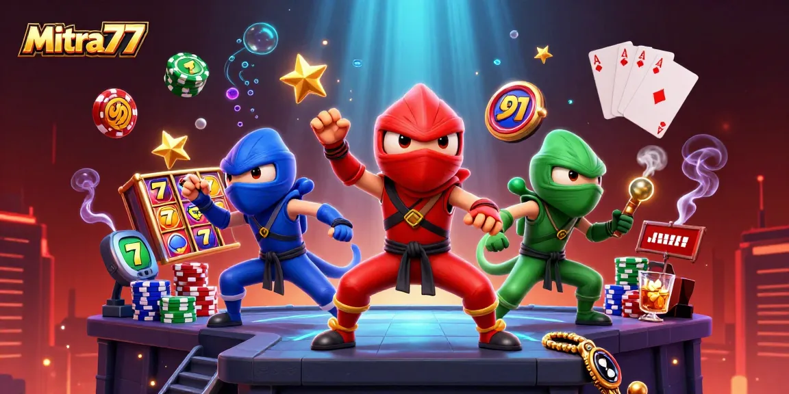Mitra77 menghadirkan pengalaman slot gacor dengan chameleon bertarung di kasino virtual yang meriah.