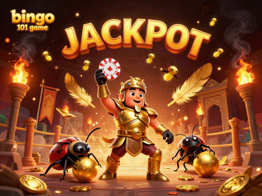 Mainkan bingo 101 game dengan ilustrasi 3D kartun yang menampilkan karakter unik dan efek menarik.