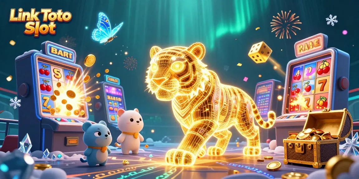Experience thrilling wins with Link Toto Slot, showcasing exciting jackpots and vibrant casino elements.