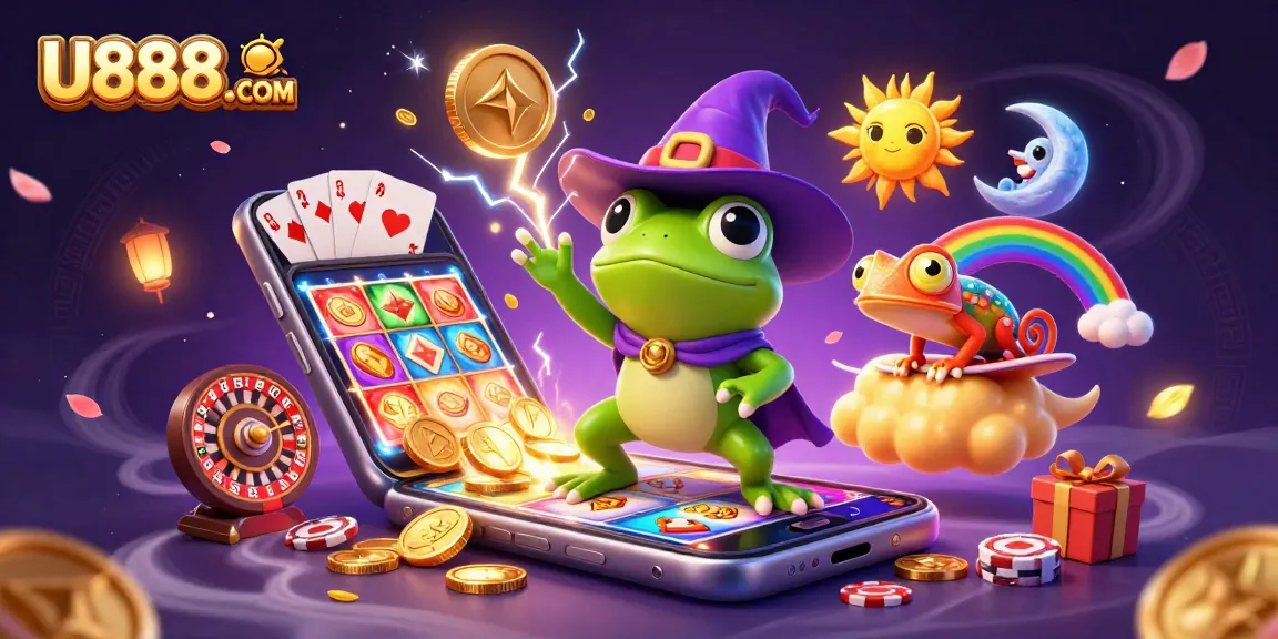 Experience the thrill of winning with U888. COM's vibrant gaming scene featuring exciting 3D characters.