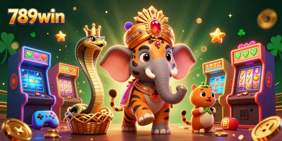 Engage and win at 789win casino with a vibrant, dynamic 3D illustration of gaming excitement.