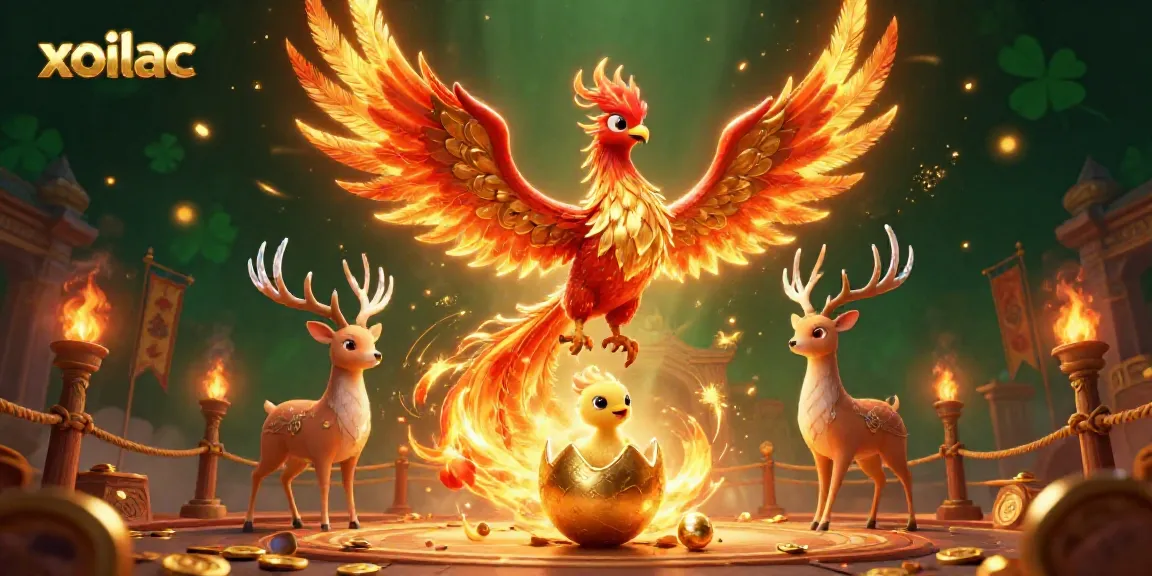 Experience top-tier gambling thrills with xoilac’s vibrant phoenix and golden elements.
