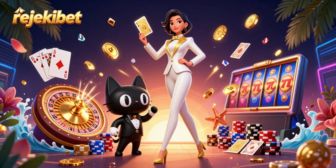 Engage in winning strategies with rejekibet in an exciting virtual casino scene.