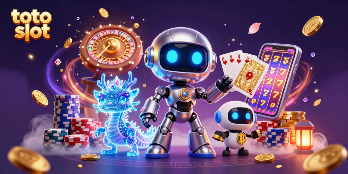 Experience thrilling toto slot action with vibrant characters and dazzling casino elements.
