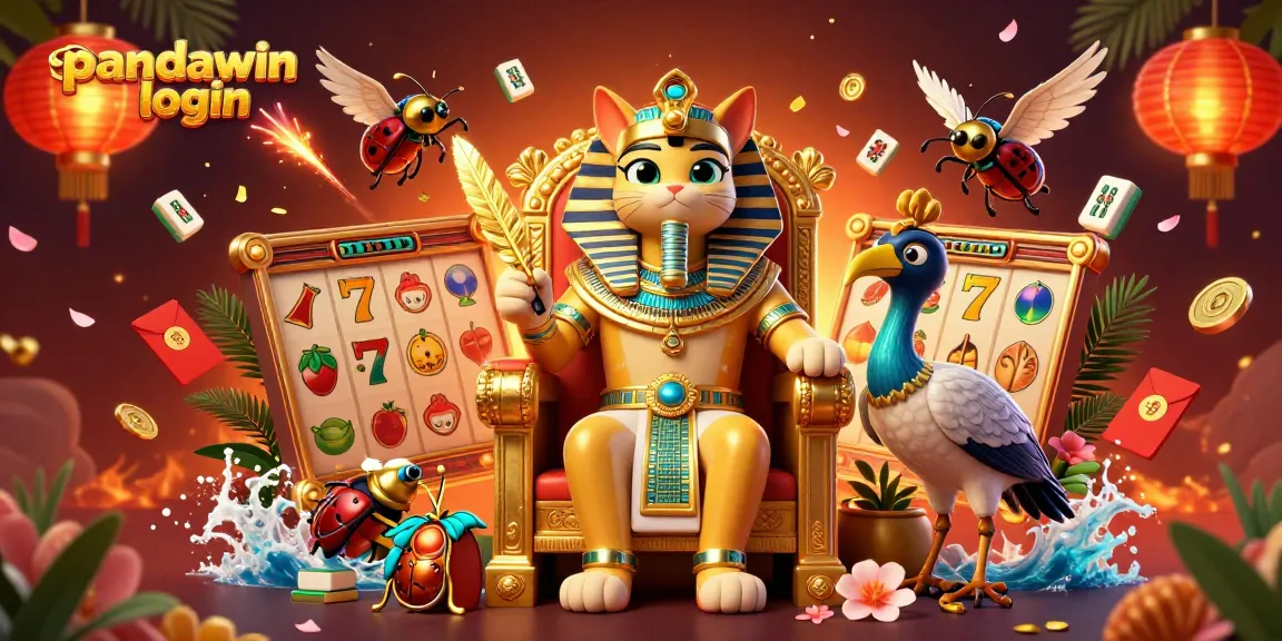 Engage with pandawin login for an exciting gaming experience amidst vibrant casino elements.