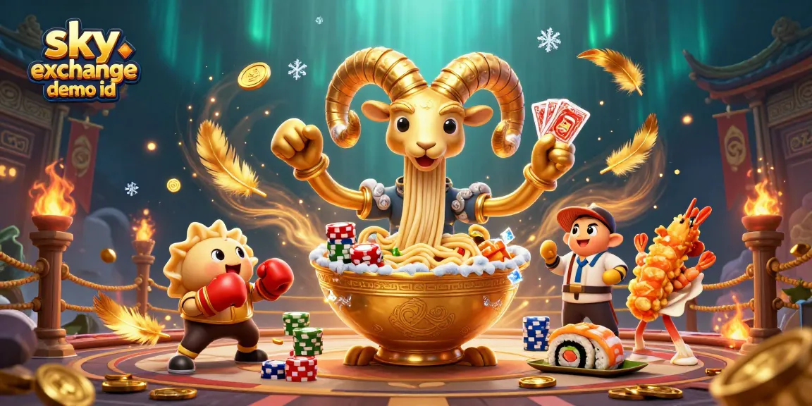 Experience the excitement of the sky exchange demo id with vibrant characters in a colorful casino scene.