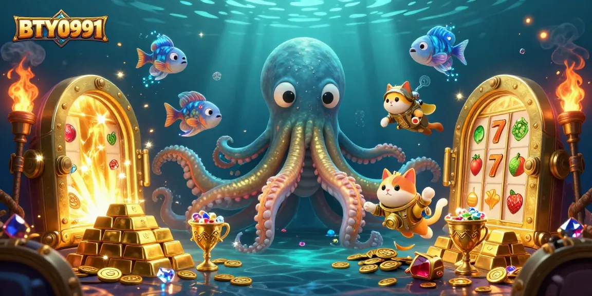 Experience the thrill with BTY0991 in a captivating ocean of treasures and gaming elements.