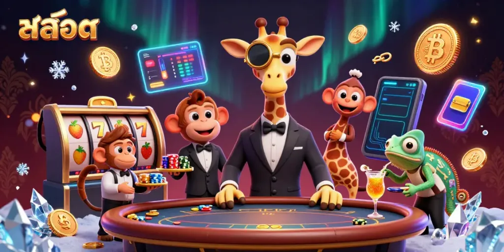 Experience thrilling สล็อต action with charming characters and vibrant casino elements.