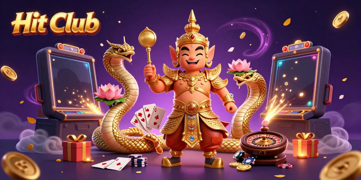 Experience the excitement of Hit Club with golden guardians and thrilling casino games.