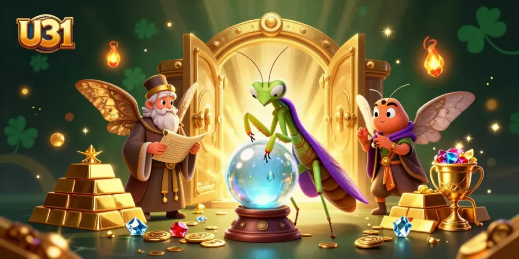 Engage in thrilling U31 casino adventures with vibrant 3D characters and dynamic gaming elements.