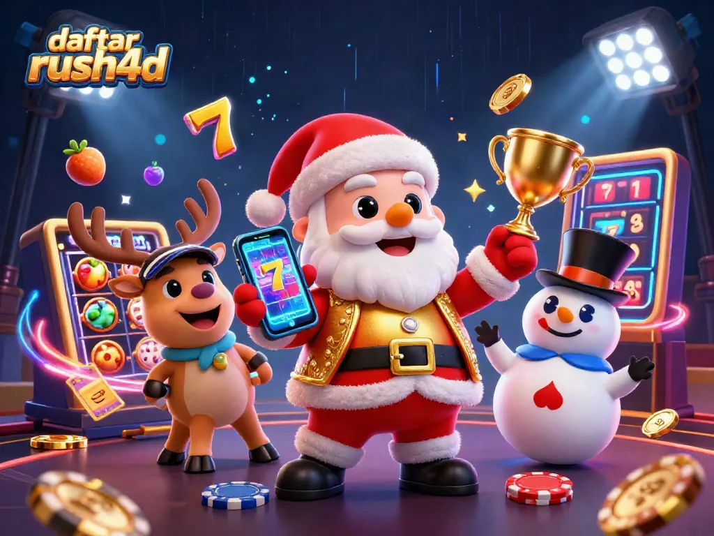 Menangkan jackpot besar di daftar rush4d dengan karakter kasino 3D yang menarik dan elemen permainan!