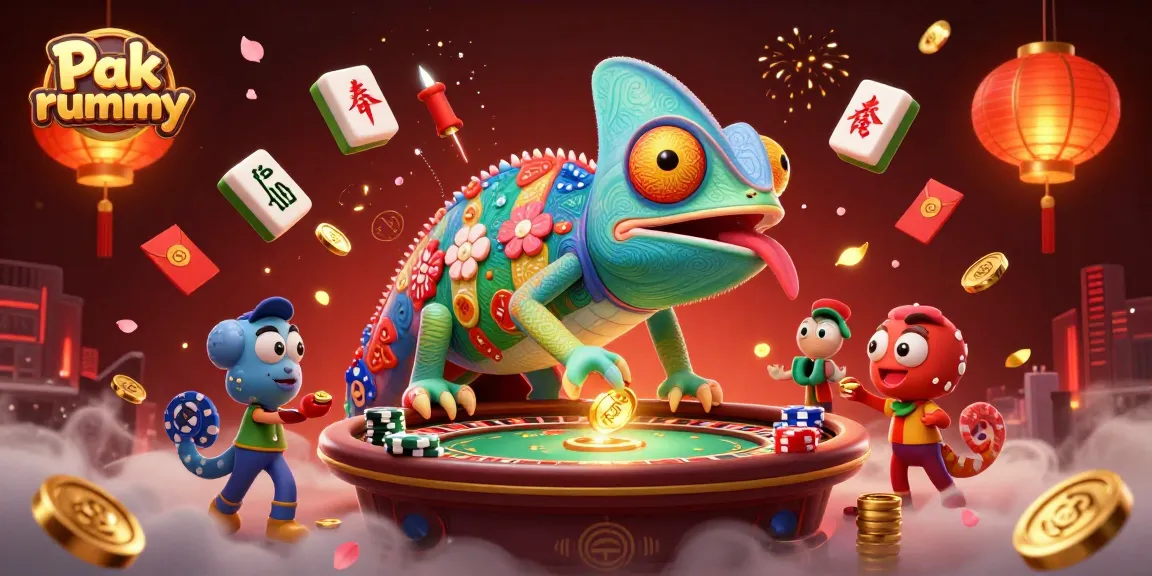 Experience thrilling Pak rummy action with engaging gameplay featuring unique characters and vibrant elements.