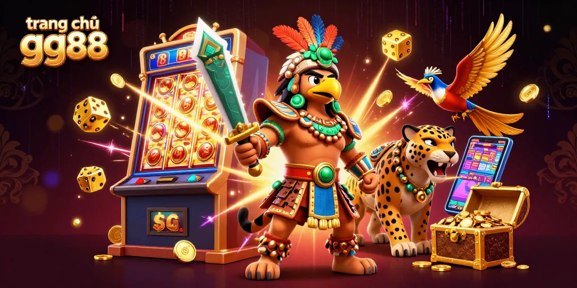 Experience jackpot thrills at trang chủ gg88 with vibrant casino elements and dynamic characters.