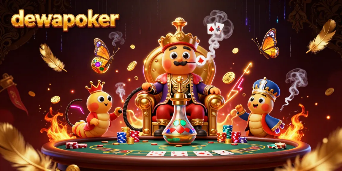 Dewapoker menghadirkan permainan poker yang penuh warna dan menarik dalam ilustrasi 3D
